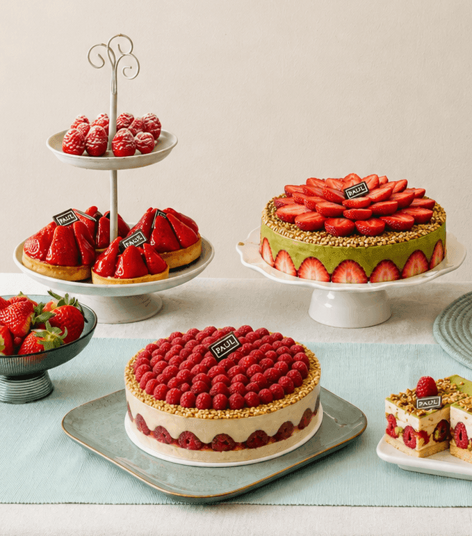 La collection de fruits rouges